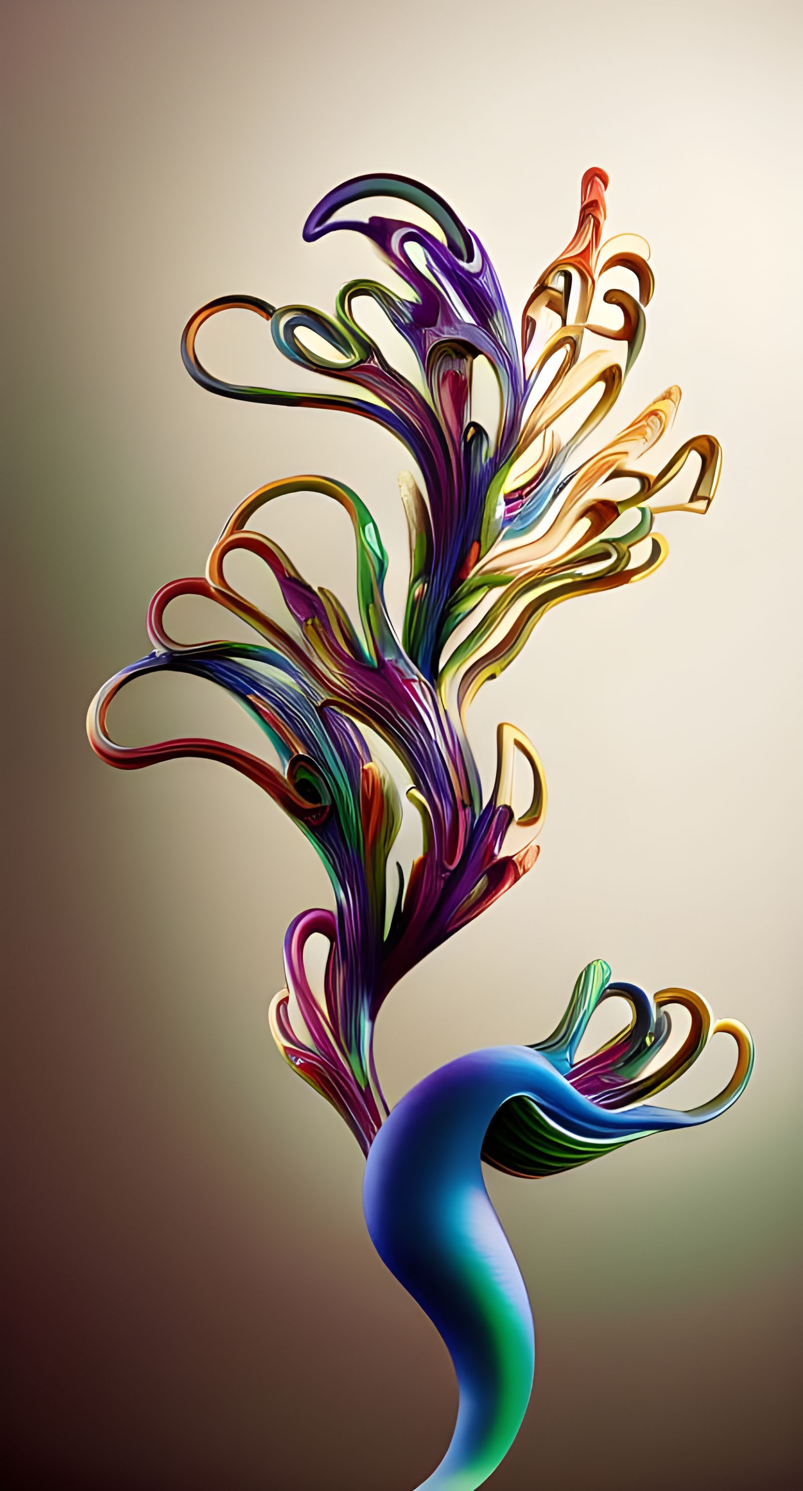 Serene Scenic Masterpiece with Intricate Coloration