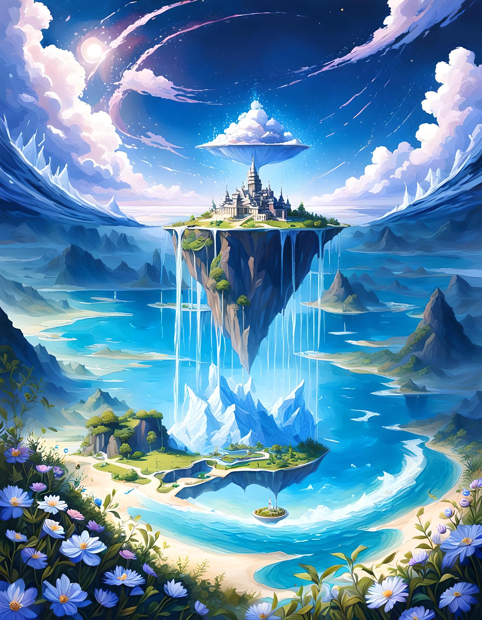 out of the world landscape.