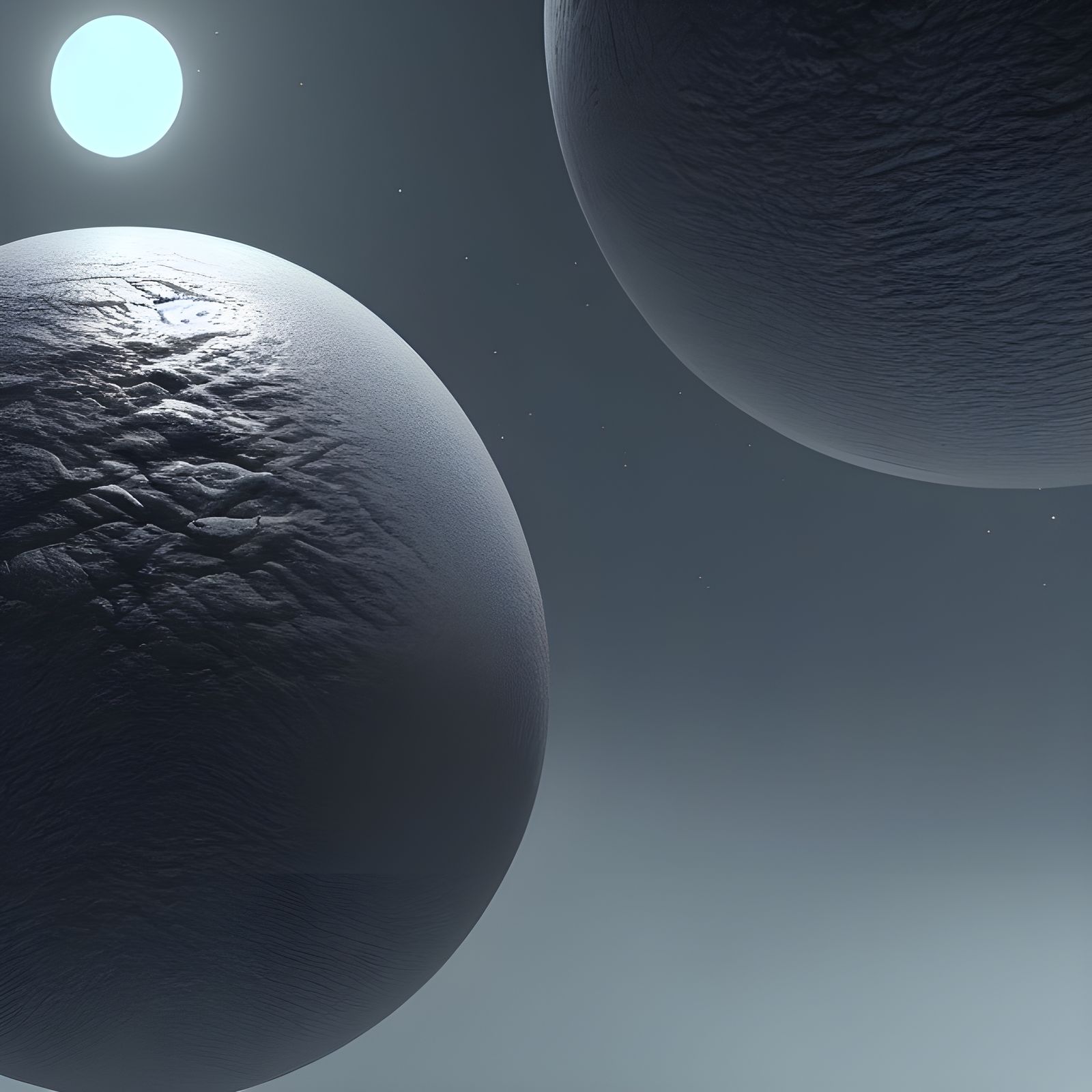 Ethereal Cosmic Wasteland in Photorealistic Detail