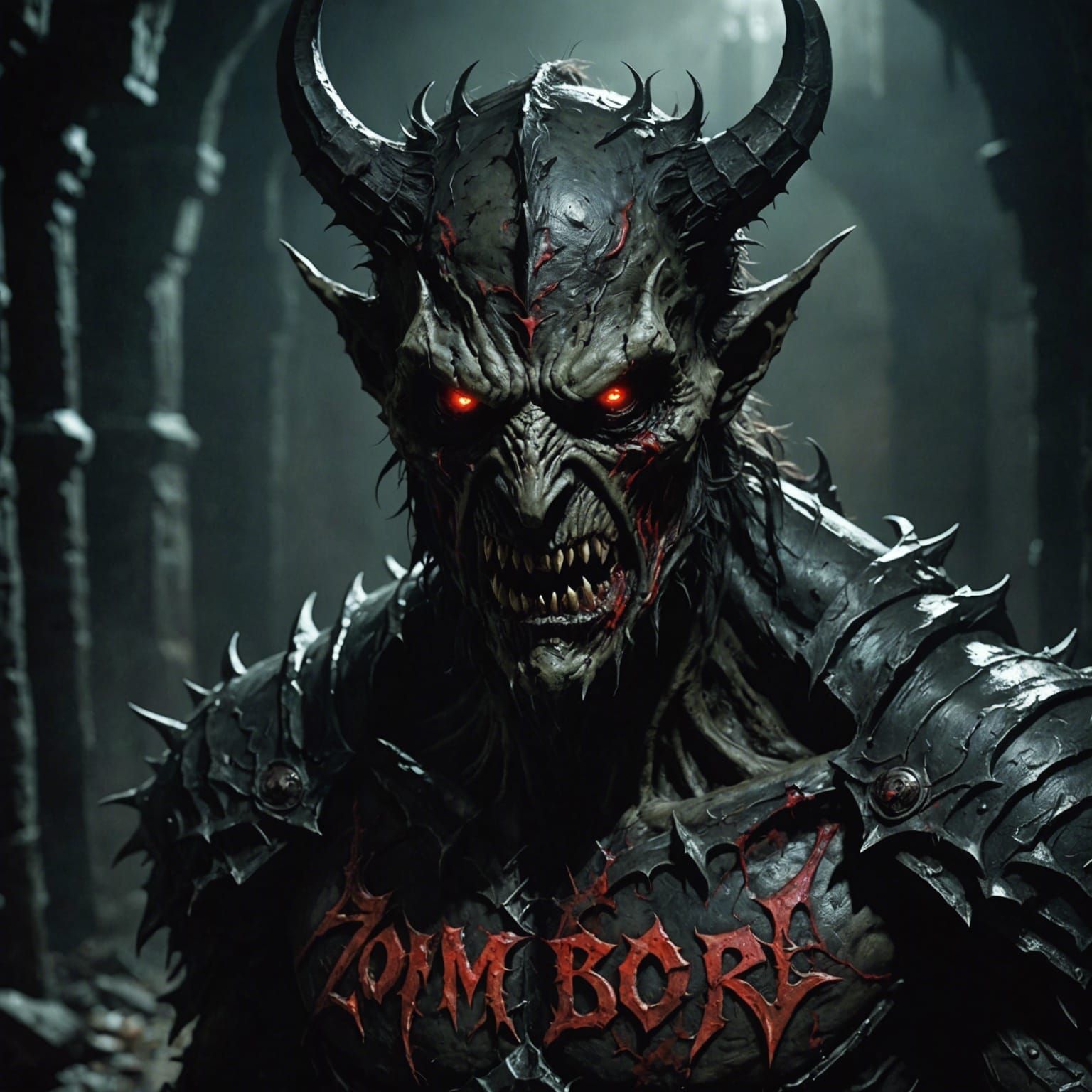 Fiendish Horror Unleashed in Dark Dungeon Scene