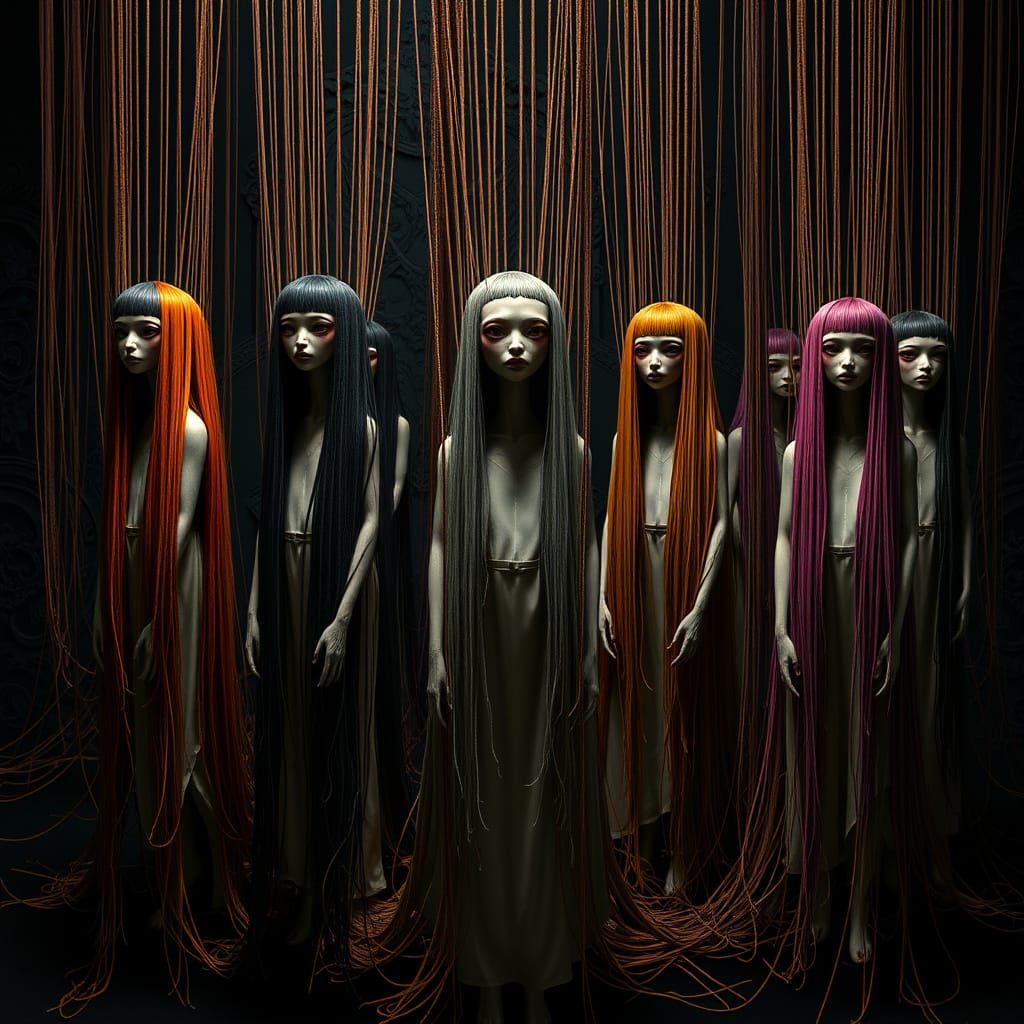 Surreal Inhuman Figures in Hyper-Realistic Digital Art