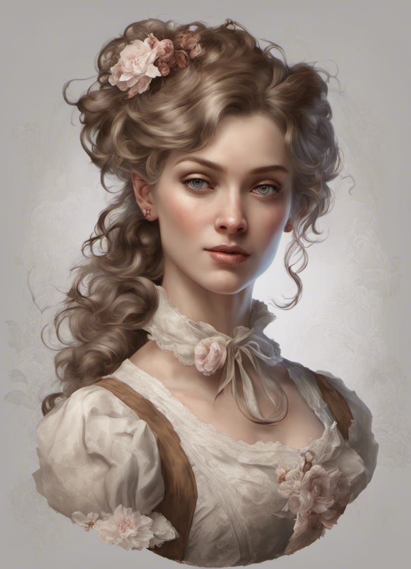 Victorian Women of Elegance and Refinement in Full Regalia