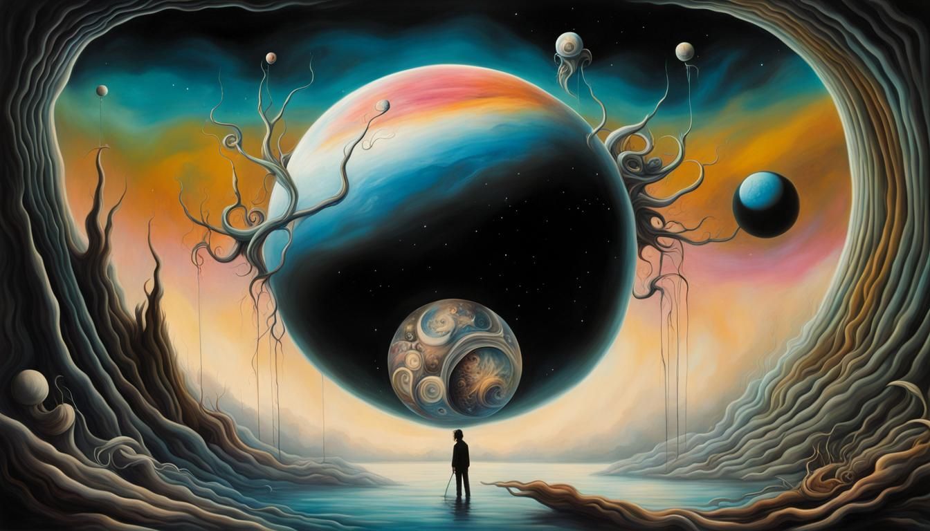 Cosmic Surrealism in Hyperdetailed Technicolor