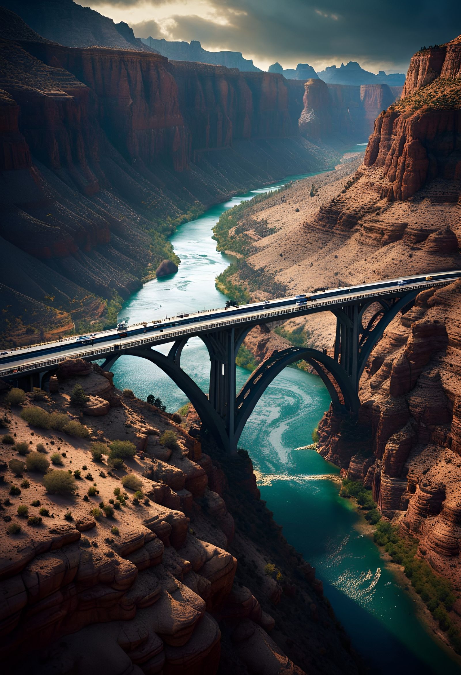 Bridge in the Canyon 