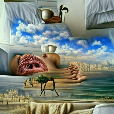 Lost in a Dreamlike Metropolis in Surrealism