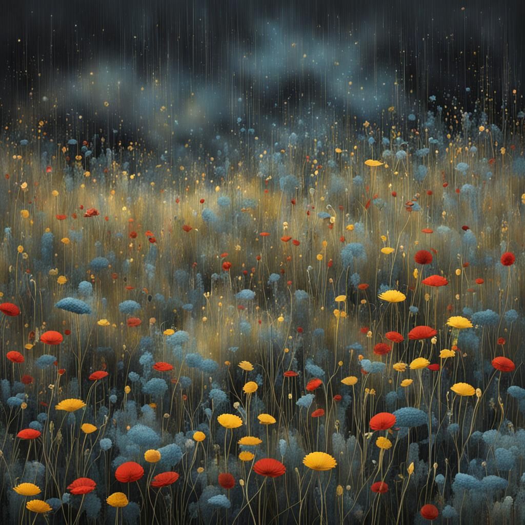 Abstract Geometric Collaborative Artwork by Two Visionary Ar...