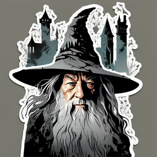 Gandalf Wizard Sticker