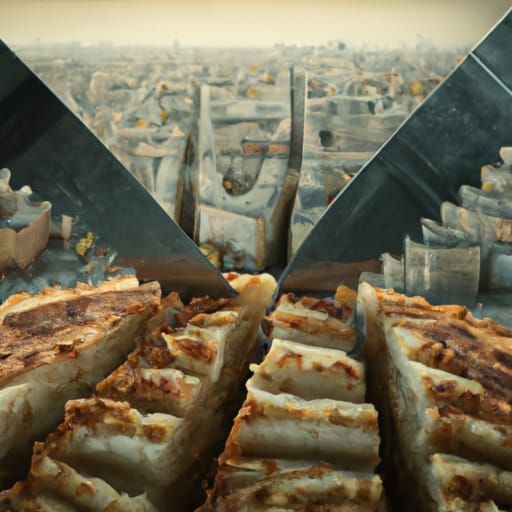 Berlin Divided: A Dramatic Digital Painting