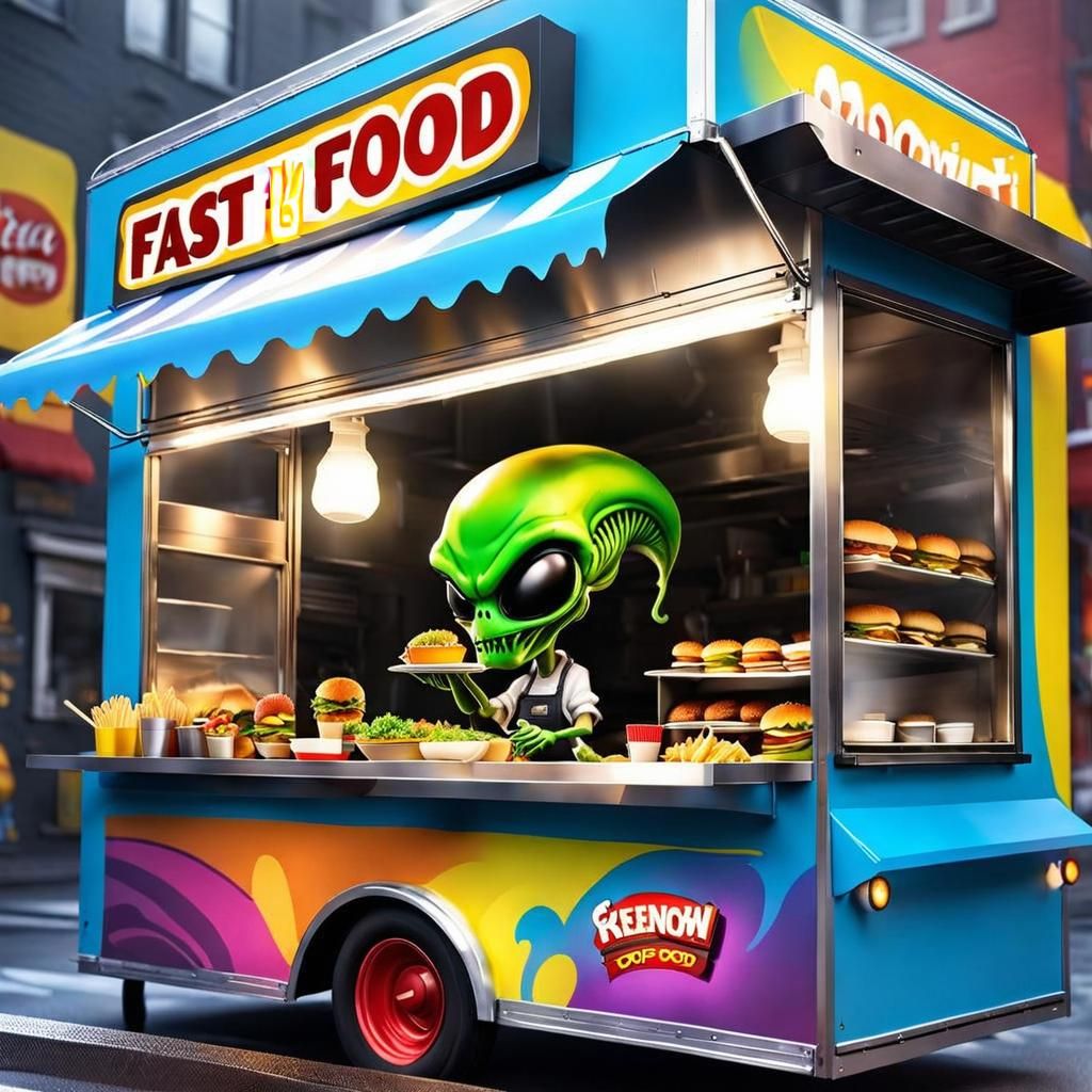 Chibi Chef Xenomorph Serves Up Tasty Treats