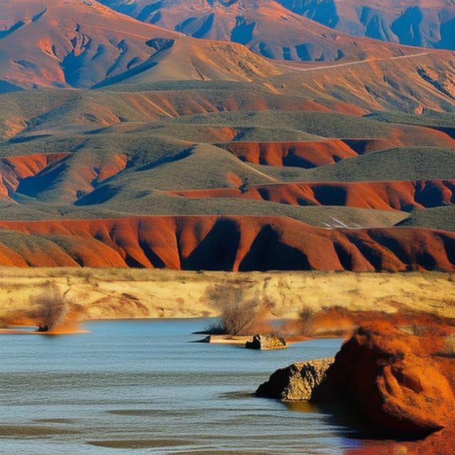 Fantastical Prehistoric Thunderstorm in Liminal Space