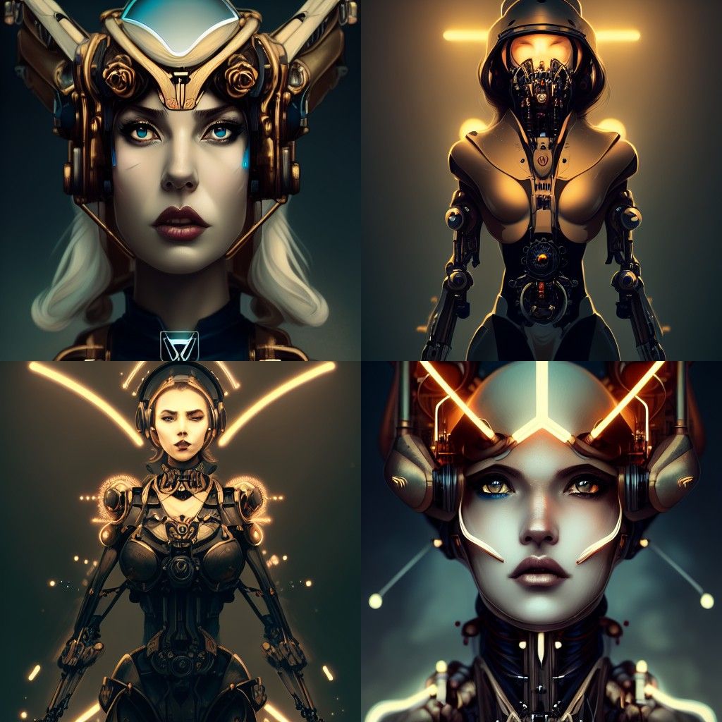 Hyper-Realistic Valkyrie Portrait in Dieselpunk Gear