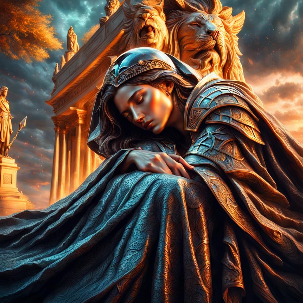 Epic Warrior Heroine Rests in the Shadow of a Legendary Monu...