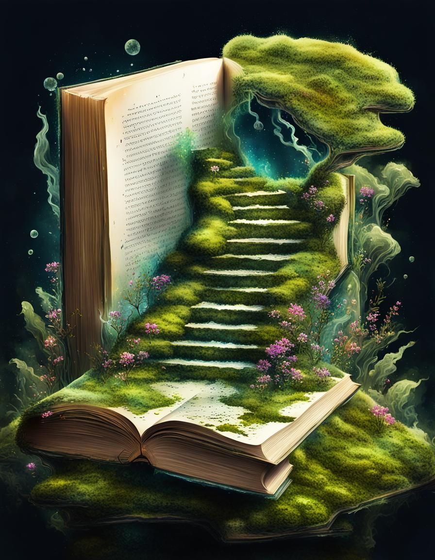 A magic book