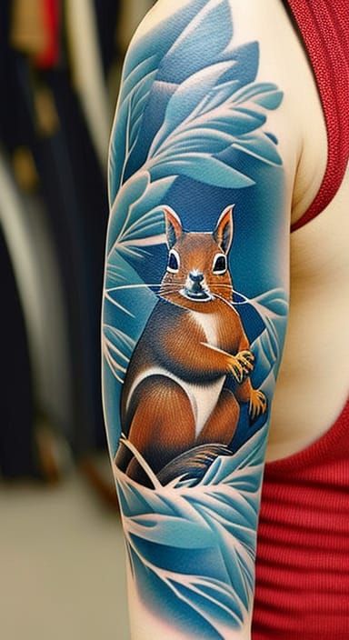 squirrel tattoo
