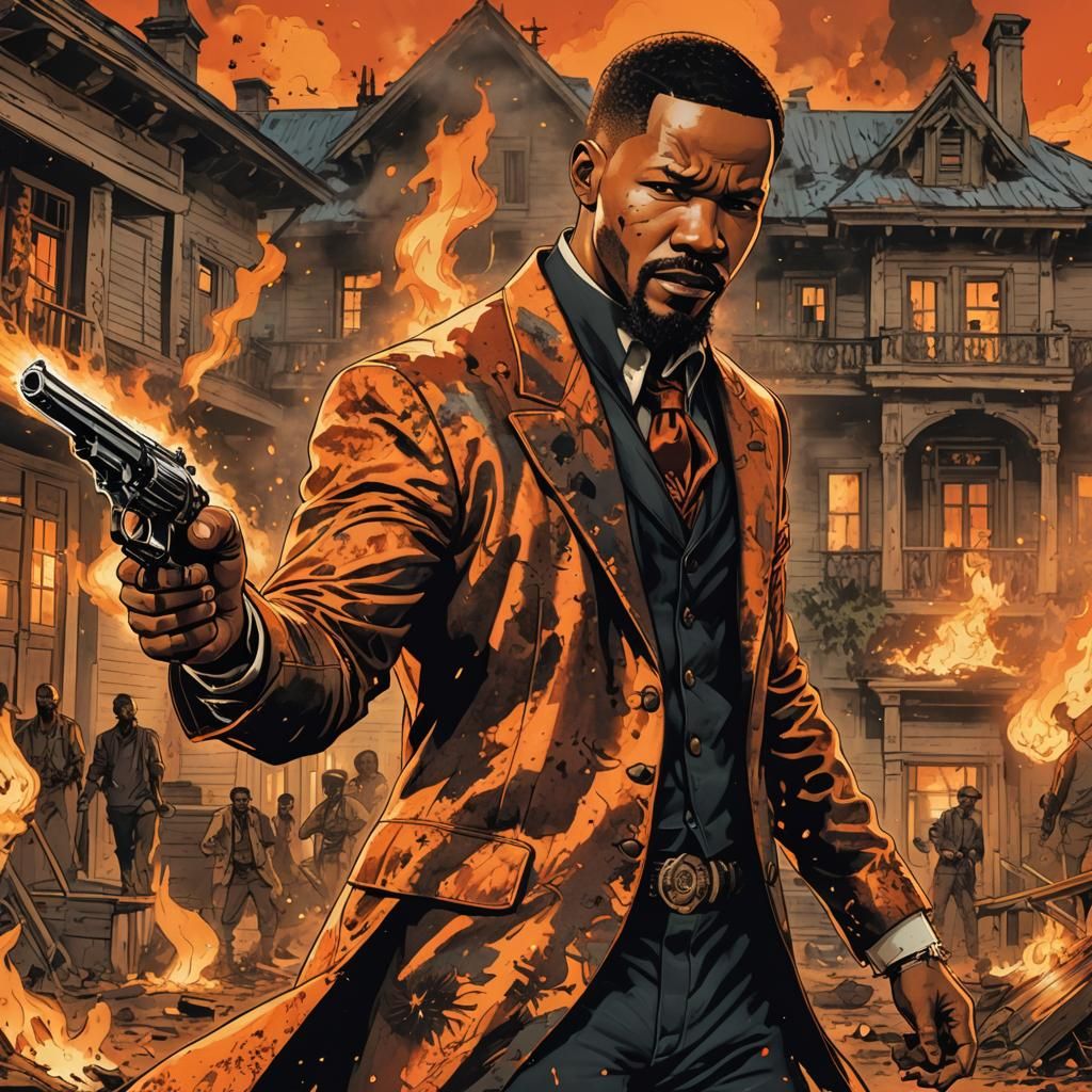 Django in a Fiery Showdown