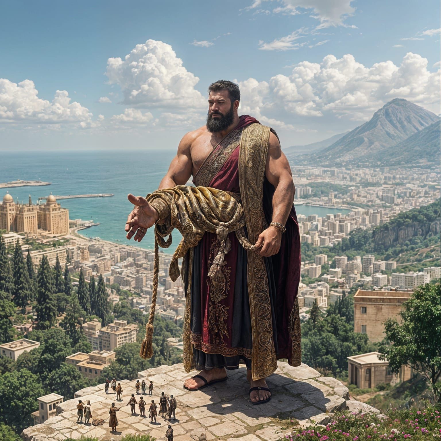 Lebanese Bodybuilder Guardian Over Beirut