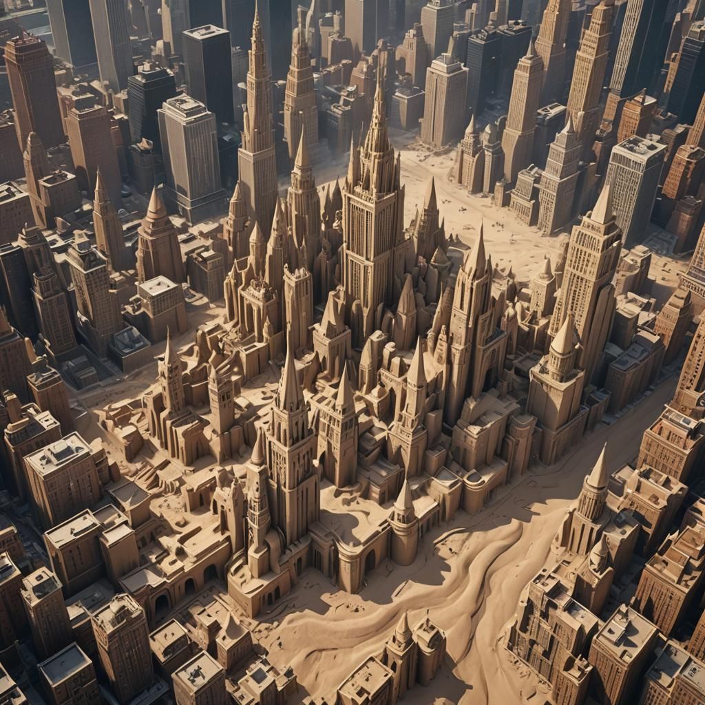 Midtown Manhattan Castle Metropolis