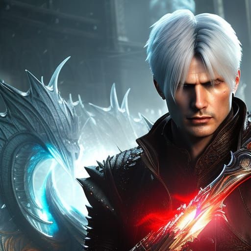 Dante's Dark Knight in Triadic Fury