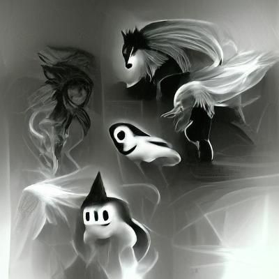 A Ghostly Gathering in Monochromatic Hue