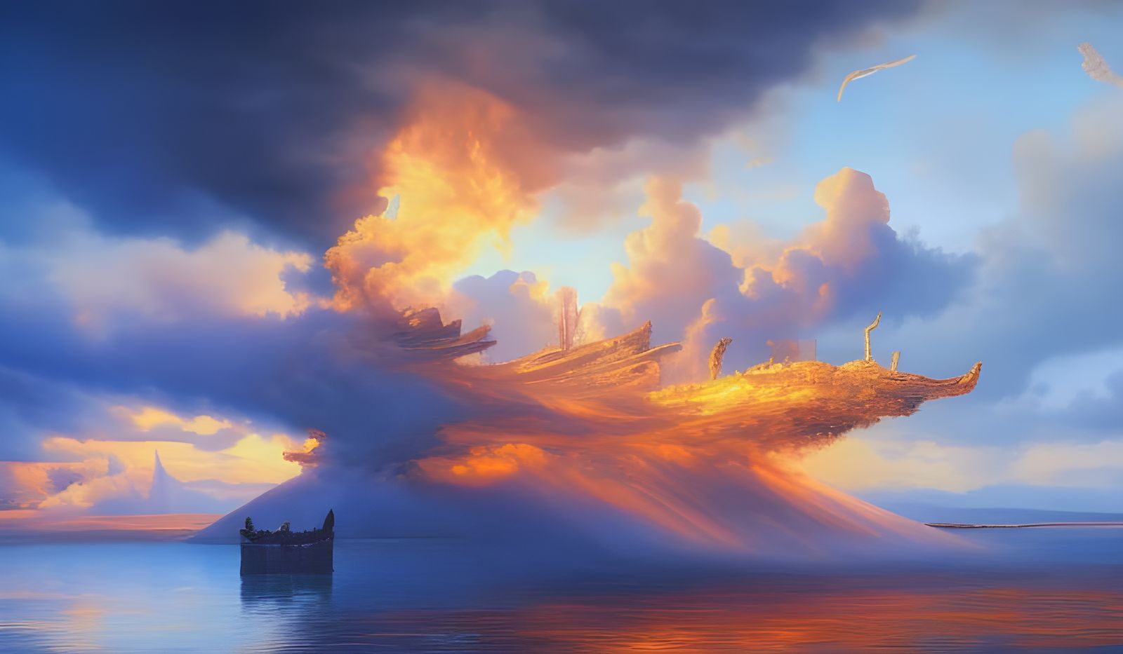 Ethereal Realm Ascending from the Abyss