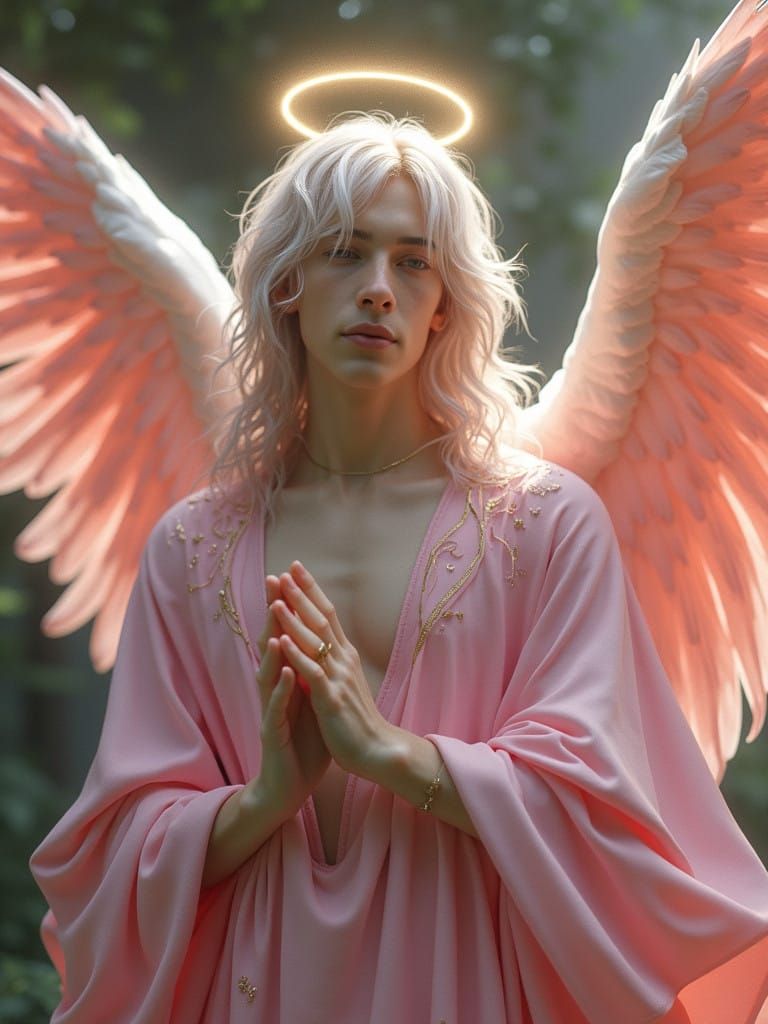 Ethereal Guardian Angel of Serenity and Protection