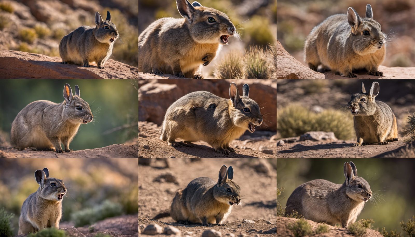 Viscacha Beast in Dark Realism Style