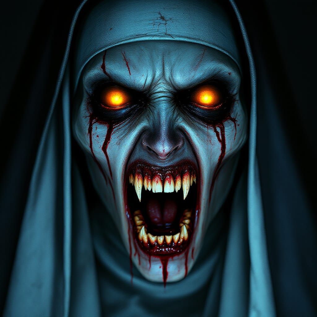 Ethereal Nun Unleashes Unholy Fury