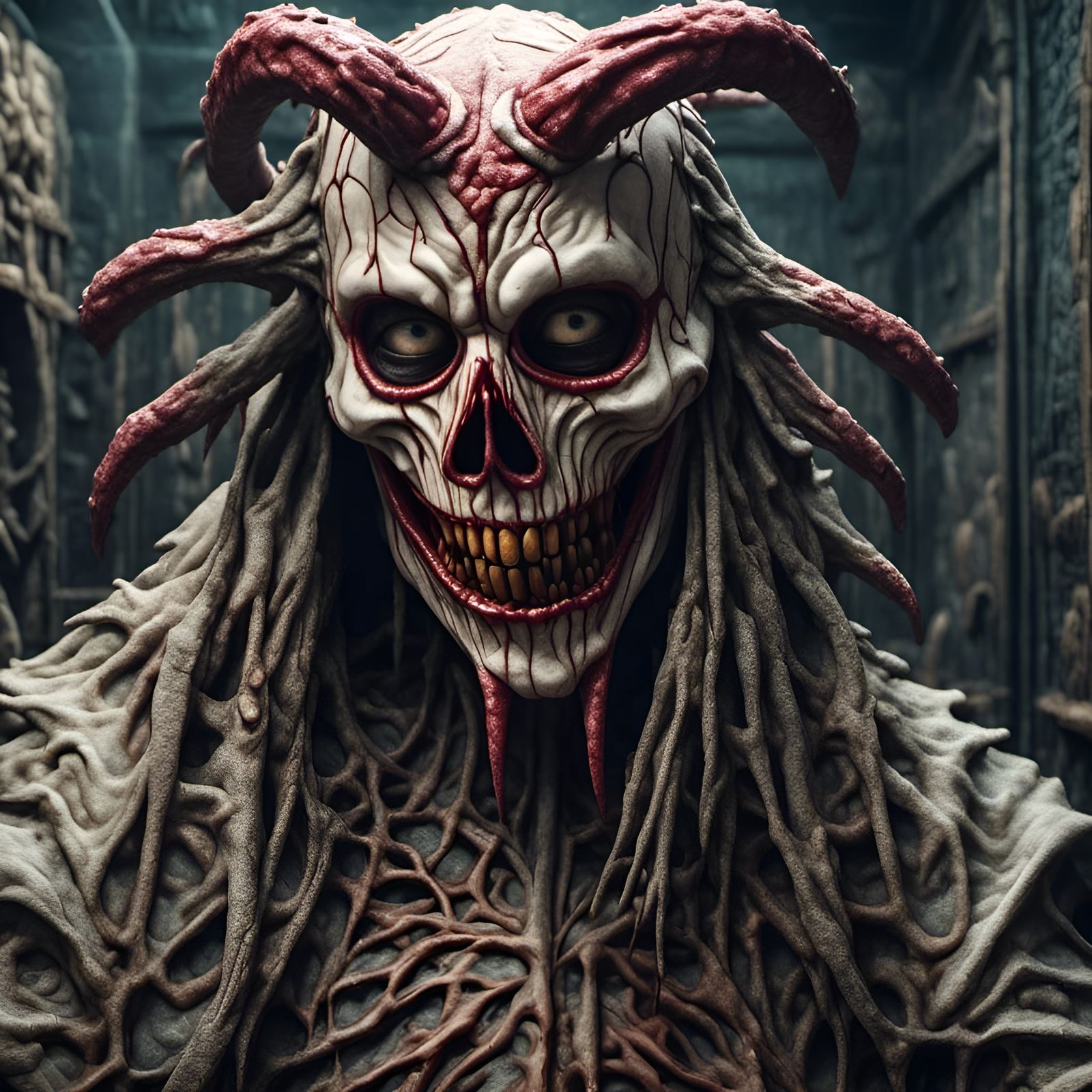 Surrealistic Horror Scene with Deep 3D Effect