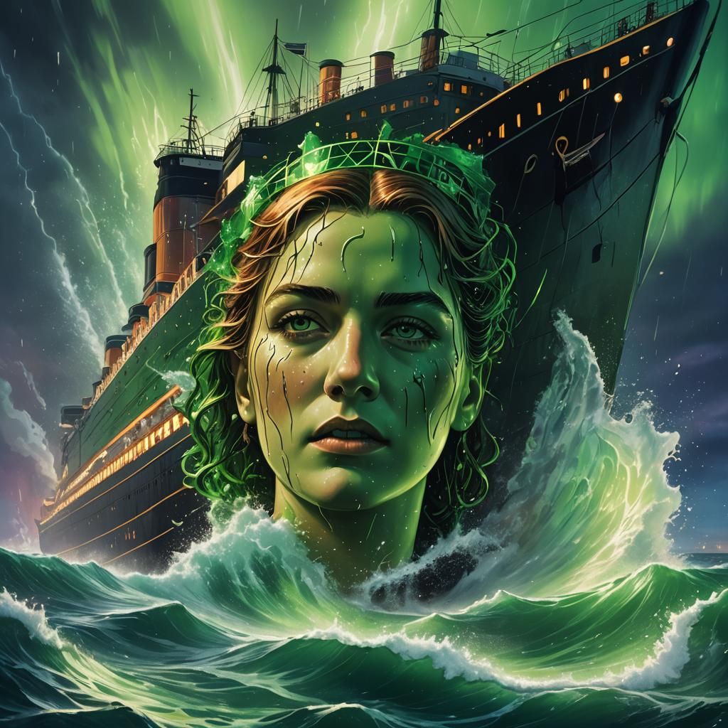 Ethereal Titanic Emerges from the Cosmos