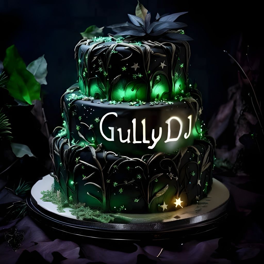 GullyDJ's Green Forest B-Day Cake :) ❤️