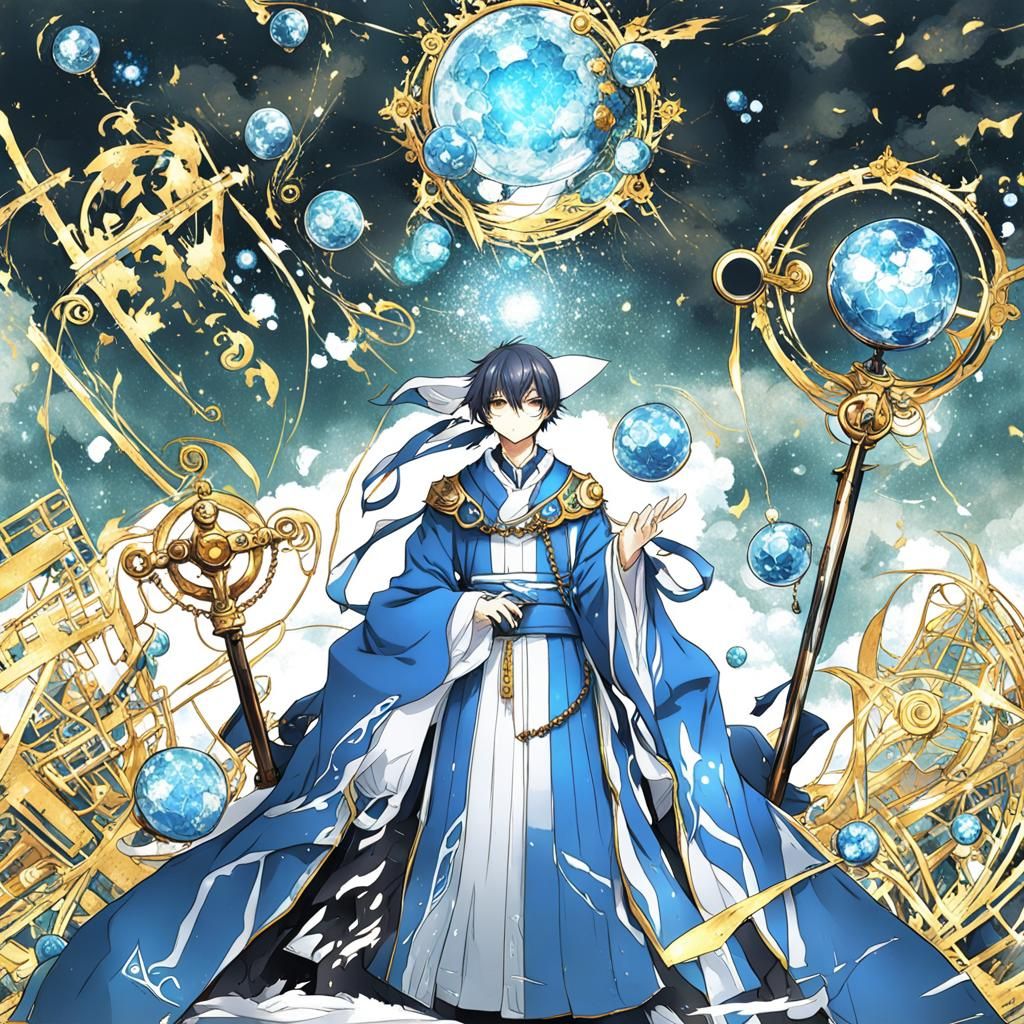 Anime Key Visual in Japanese Manga Style