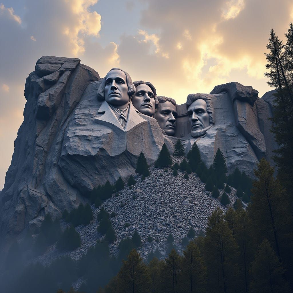 Mount Rushmore Reimagined With Hip Hop Legends