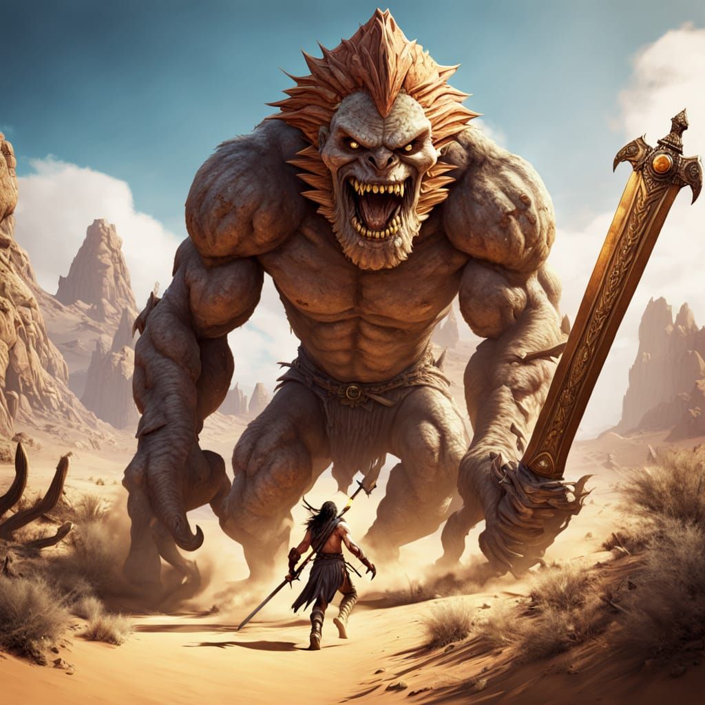 Giant Desert Troll