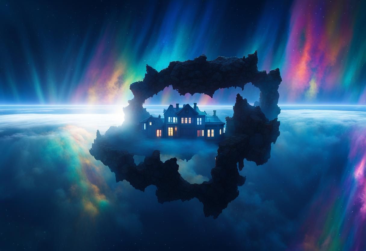 Cosmic Nightmare Mansion on a Hollow Asteroid