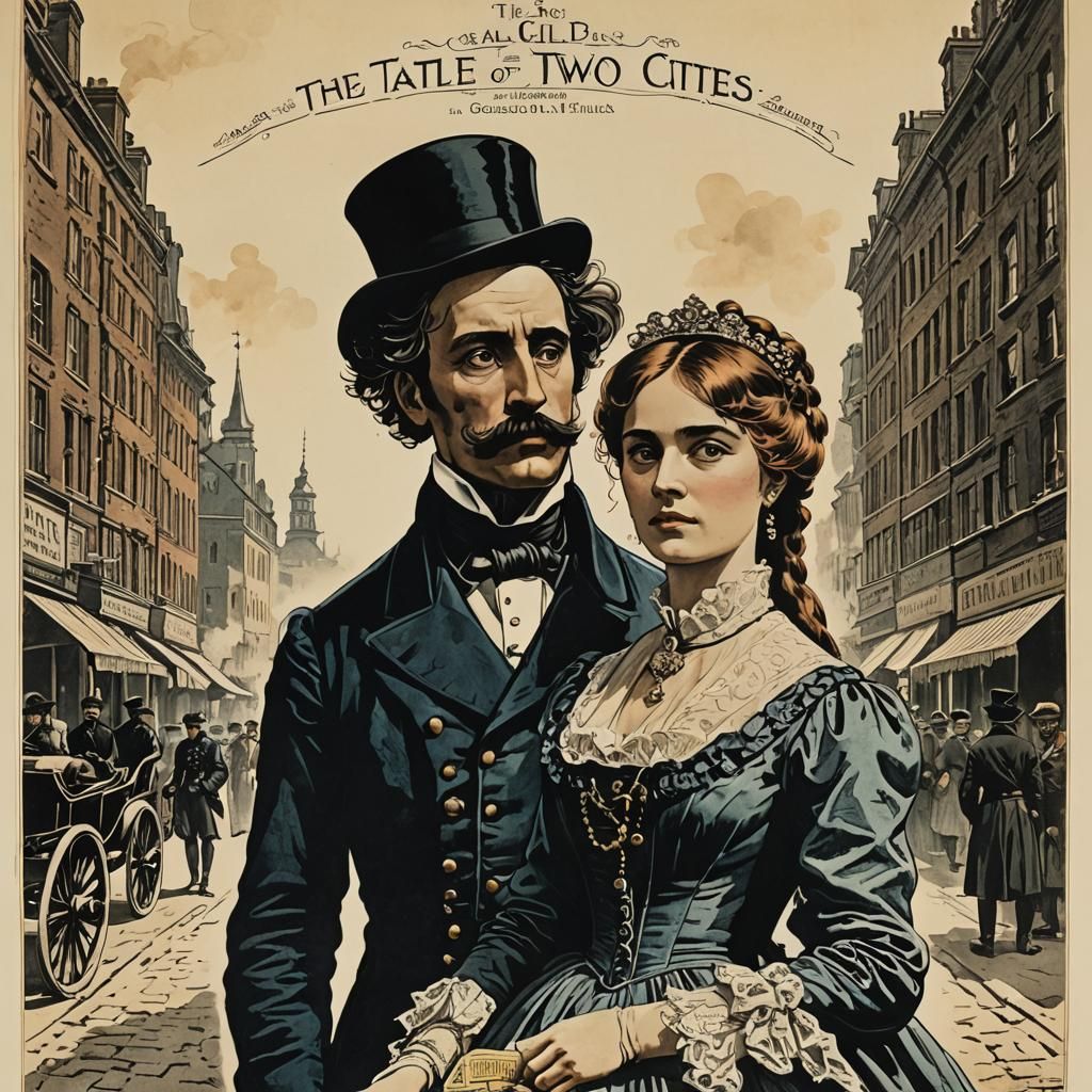 Victorian Era Film Poster Inspired by Classic Literary Maste...