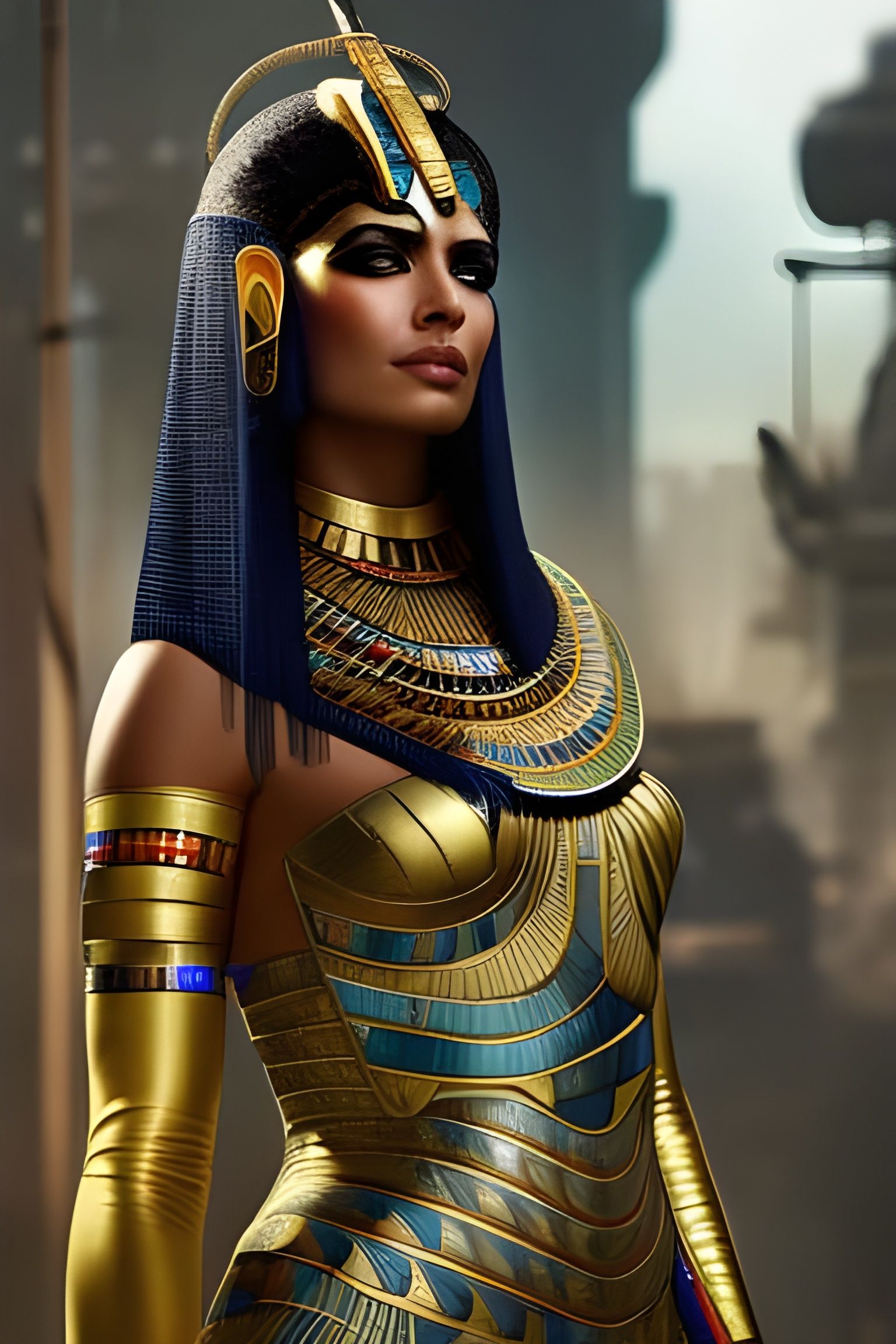 Cleopatra in post-apocalyptic city