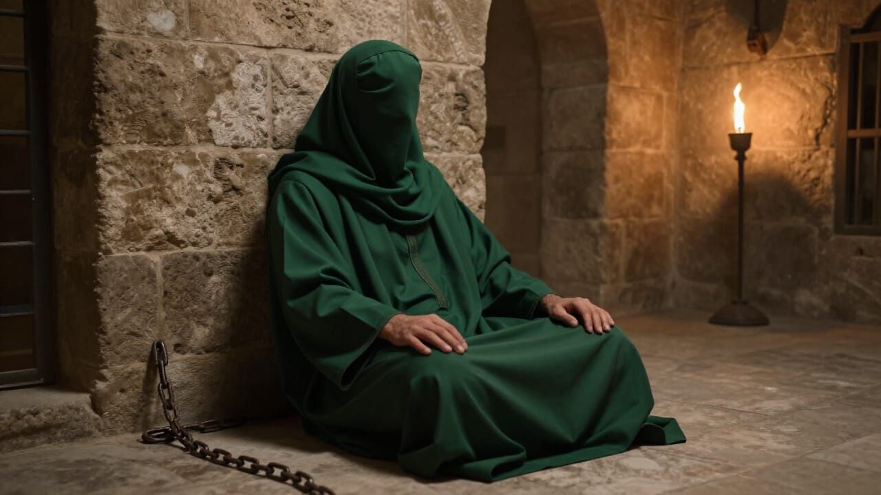 Imam Musa Kazim in Baghdad Prison Cell