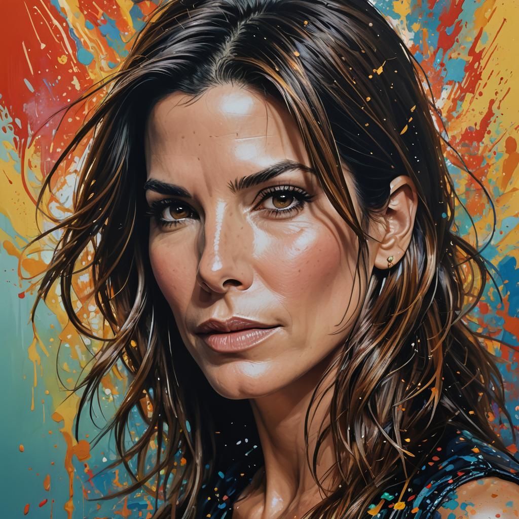 Alluring Hyperrealistic Portrait in Vibrant Colors