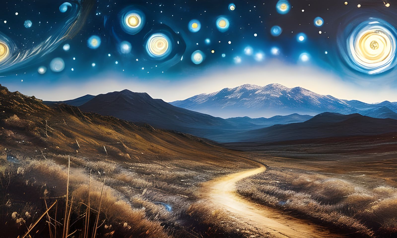 Starry night, Wasteland