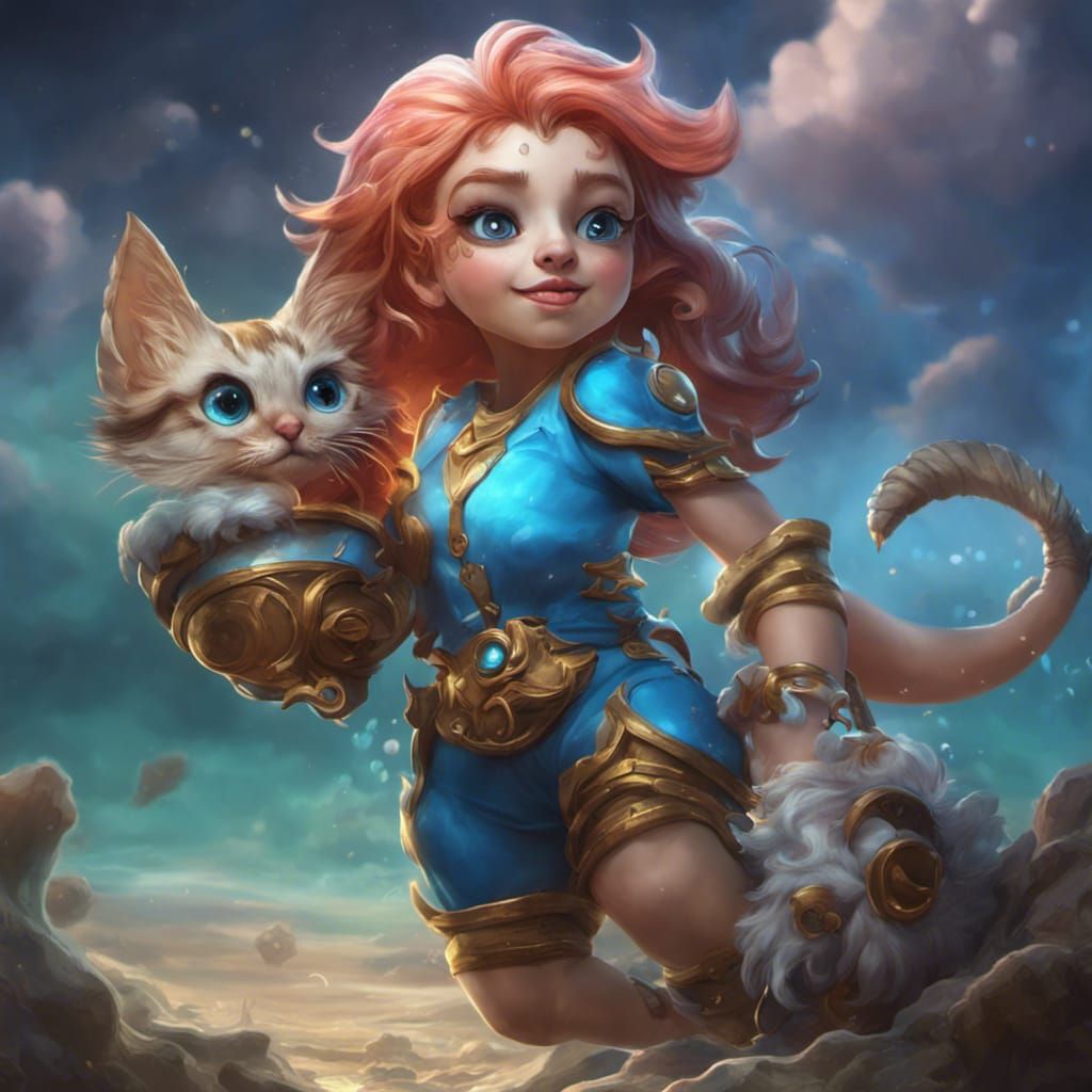 Epic League of Legends Character Art: Fizz, Poseidon's Majes...