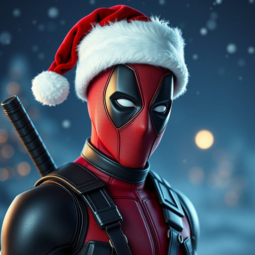Deadpool Celebrates Christmas in Style