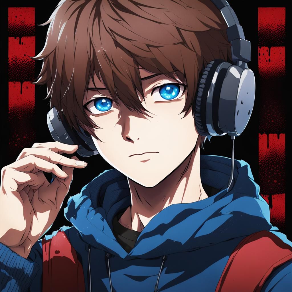 Mysterious Yandere Boy in Dark Ambiance