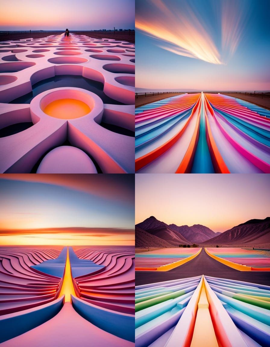 Feminist Art Piece in a Vibrant Color Palette