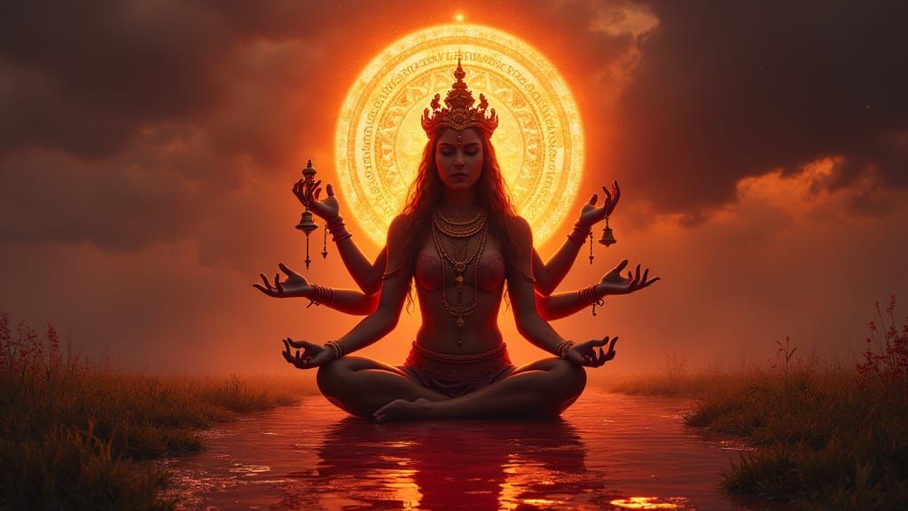 The divine goddess Tantrik