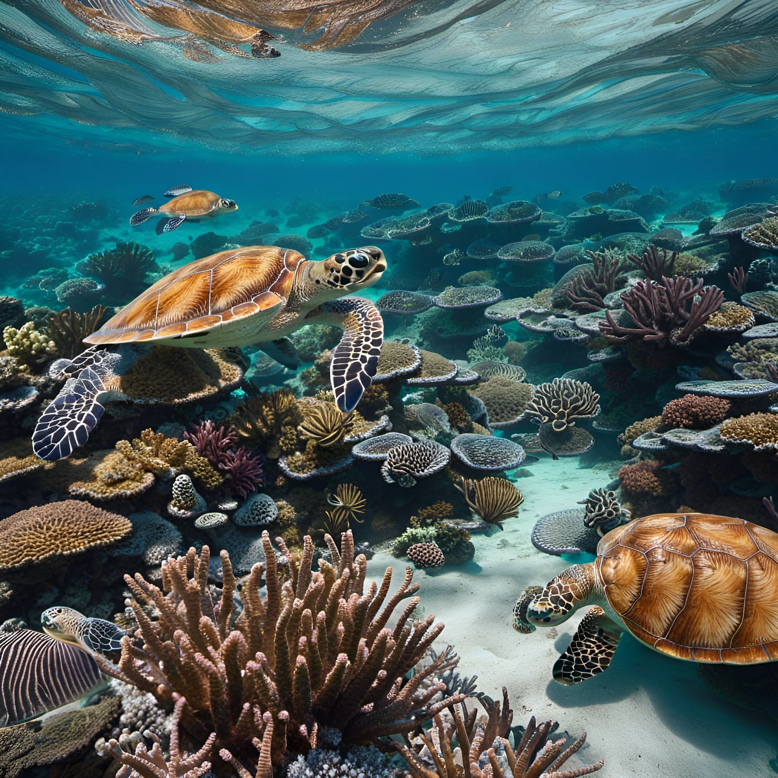 The Majestic Great Barrier Reef, Teeming with Life in Stunni...