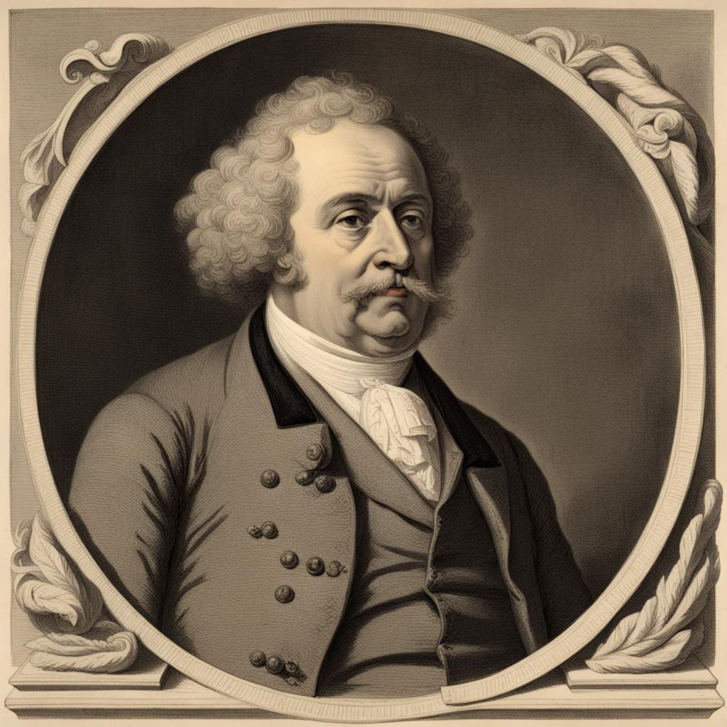 A refined Portrait of a Gentleman from 19th Century Art