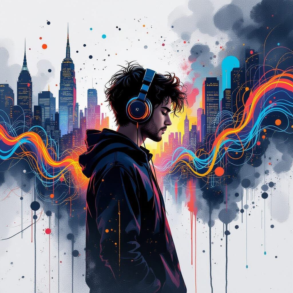 Surreal Soundscape: Abstract Expressionism and Street Art Fu...