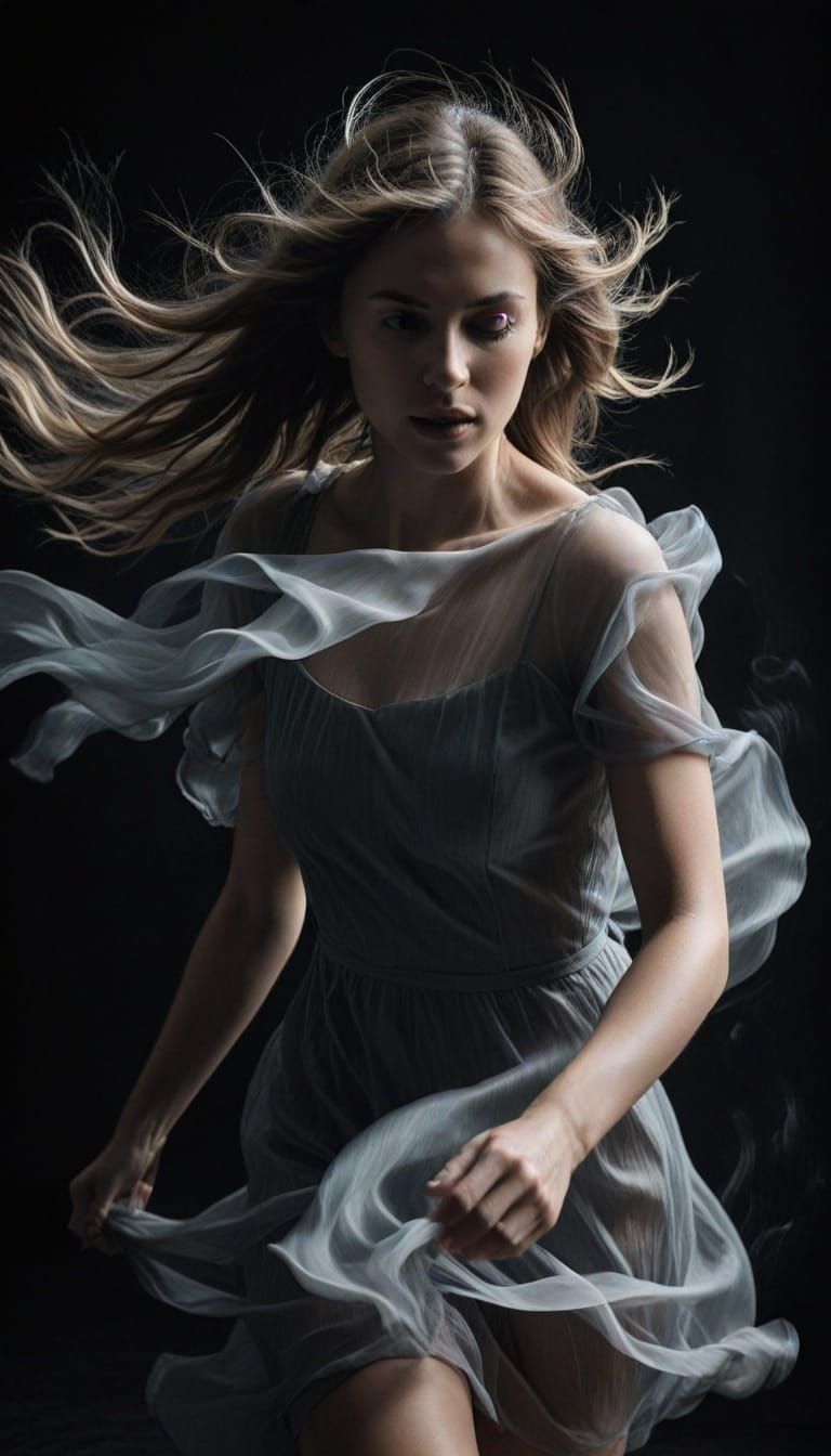 Dancer Lost in Ethereal Haze