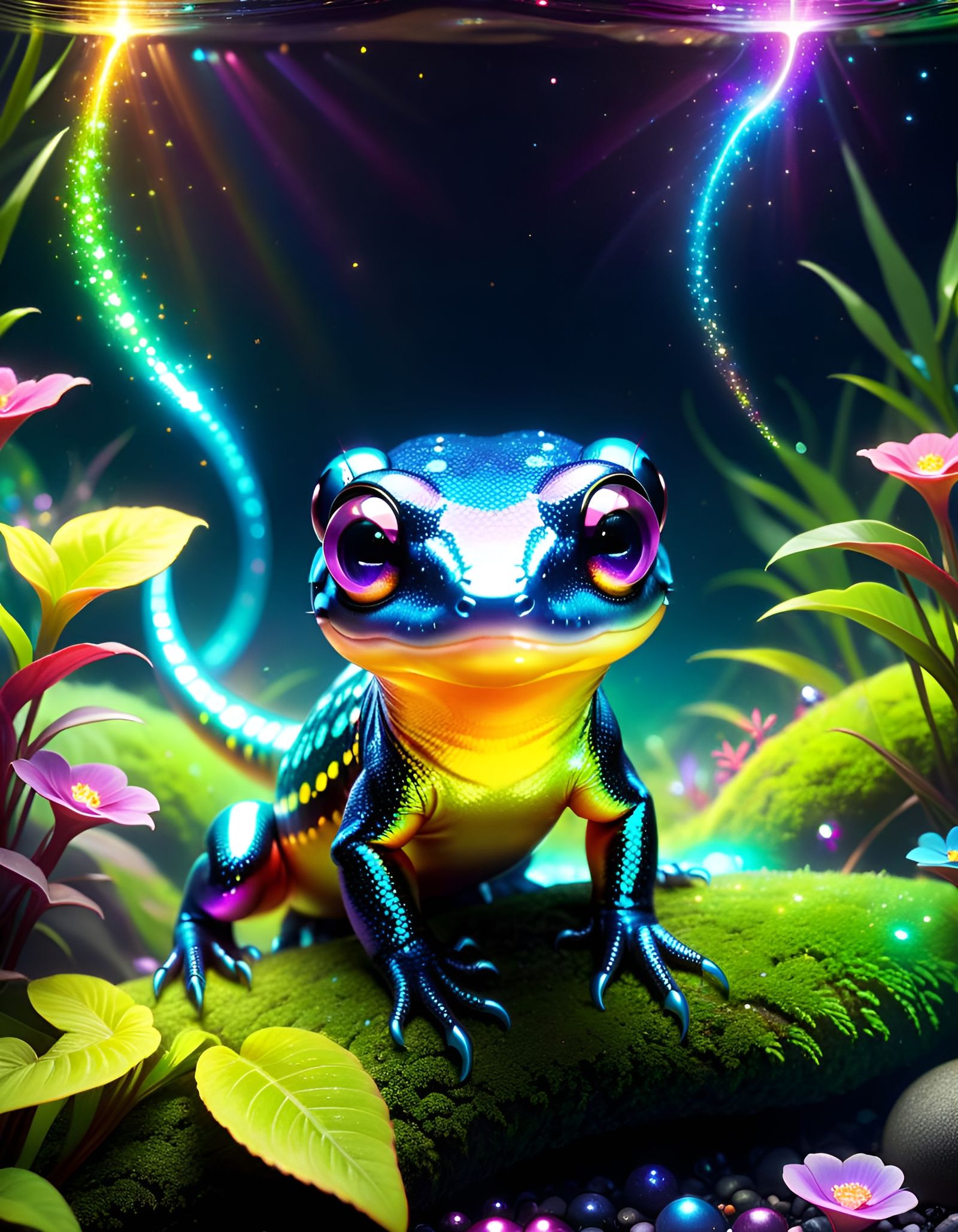 Rainbow Salamander Lizardo