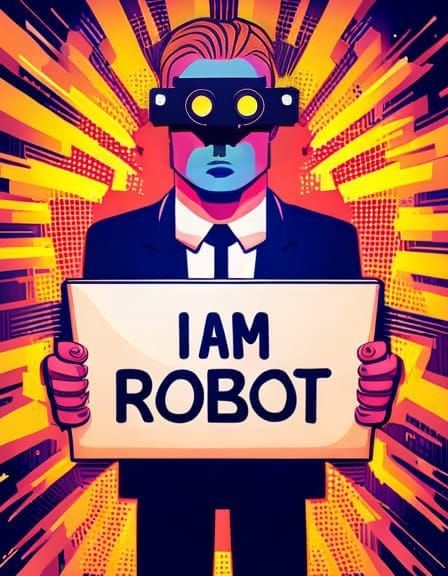 Robotic Human Face in Night Vision Goggles